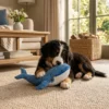 Blue Whale Squeaky Plush Dog Toy
